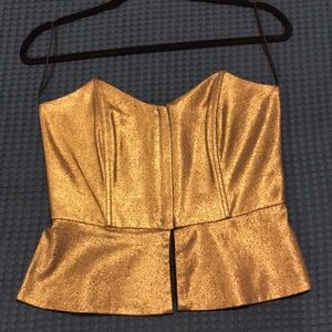 Mason size 6 gold top